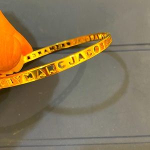 Marc by Marc Jacobs gold monogram bracelet